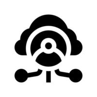 cloud computing icon for your website, mobile, presentation, and logo design. vector