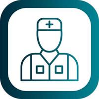 Male Patient Vector Icon Design