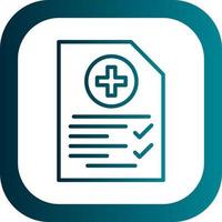 diseño de icono de vector de lista de verificación de paciente