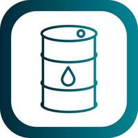 Oil Barrell Vector Icon Design