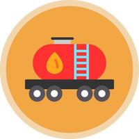 Fuel Tank Vector Icon Design