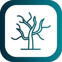 Dry Tree Vector Icon Design