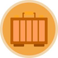 Suitcase Vector Icon Design