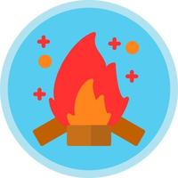 Bonfire Vector Icon Design