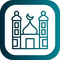 Small Mosque Vector Icon Design