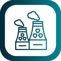 Nuclear Pollution Vector Icon Design