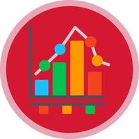 Bar Chart Vector Icon Design