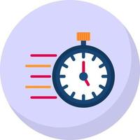 Fast Time Vector Icon Design
