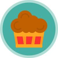 diseño de icono de vector de cupcake