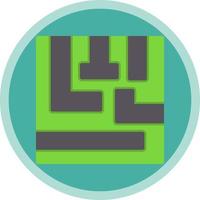 Maze Vector Icon Design