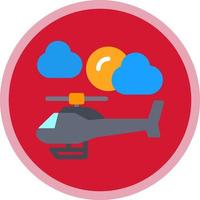 Helicopter Vector Icon Design