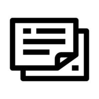 notes icon for your website, mobile, presentation, and logo design. vector