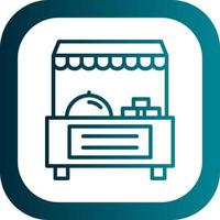 Food Stand Vector Icon Design