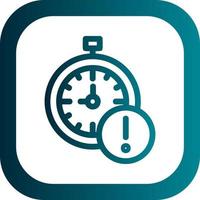 Time Alert Vector Icon Design