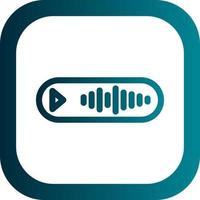 Voice Message Vector Icon Design