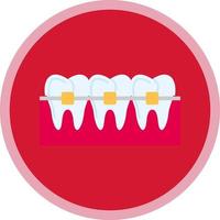 Braces Vector Icon Design