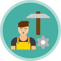 Child Labour Vector Icon Design