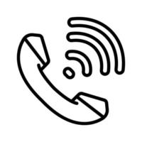 icono de llamada telefónica para su sitio web, móvil, presentación y diseño de logotipo. vector