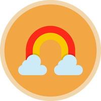 Rainbow Vector Icon Design