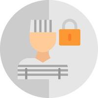 Prisoner Vector Icon Design