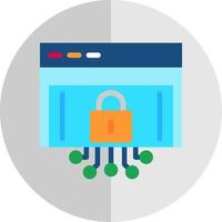 Internet Security Vector Icon Design