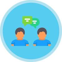 Discussion Vector Icon Design