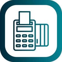 Pos Terminal Vector Icon Design