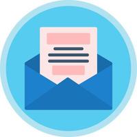Newsletter Vector Icon Design