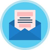 Newsletter Vector Icon Design