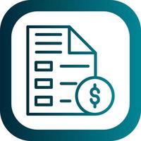 Invoice Vector Icon Design