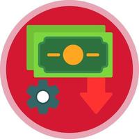 Income Settings Vector Icon Design