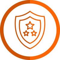 Crest Vector Icon Design