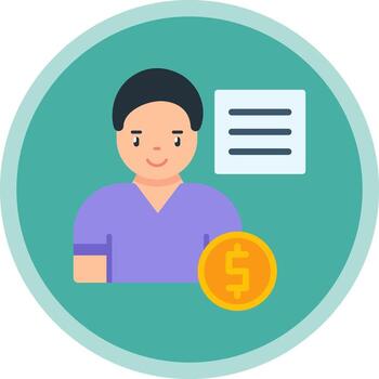 Employee Costs Vector Icon Design