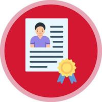 Employee Qualification Vector Icon Design