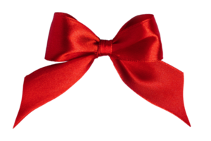 Red ribbon isolated on a transparent background png