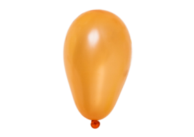 Orange balloons isolated on a transparent background png