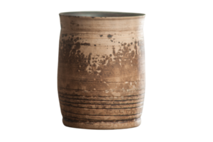 Brown vase isolated on a transparent background png