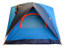 blauwe tent kamperen png