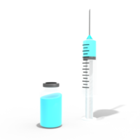 3d injectiespuit illustratie png