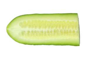 vert concombre isolé sur une transparent Contexte png
