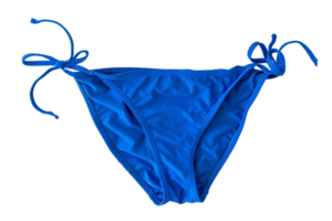 Blue swimwear isolated on a transparent background png