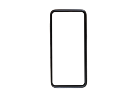 Teléfono móvil caso aislado en un transparente antecedentes png