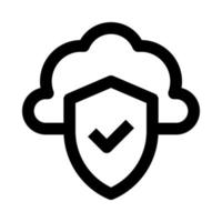 cloud icon for your website, mobile, presentation, and logo design. vector