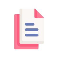 document icon for your website design, logo, app, UI. vector