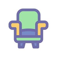 Sillón icono para tu sitio web diseño, logo, aplicación, ui vector