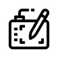 pen tablet icon for your website, mobile, presentation, and logo design. vector