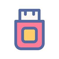 flash drive icon for your website design, logo, app, UI. vector