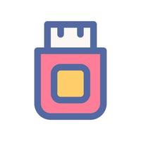 flash drive icon for your website design, logo, app, UI. vector