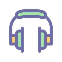 auriculares icono para tu sitio web diseño, logo, aplicación, ui vector