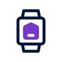 icono de reloj inteligente para su sitio web, móvil, presentación y diseño de logotipo. vector